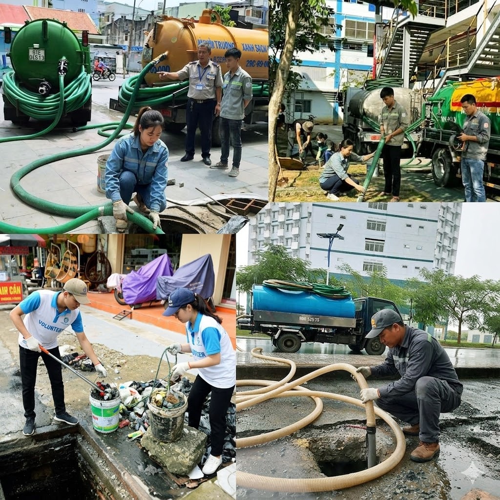 Nhận diện các chiêu trò lừa đảo hút bể phốt tại Phú Xuyên