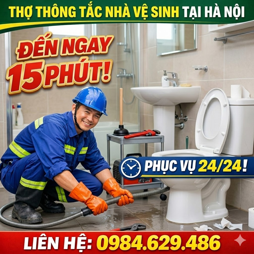 Thông tắc đường cống thoát nước sàn nhà tắm